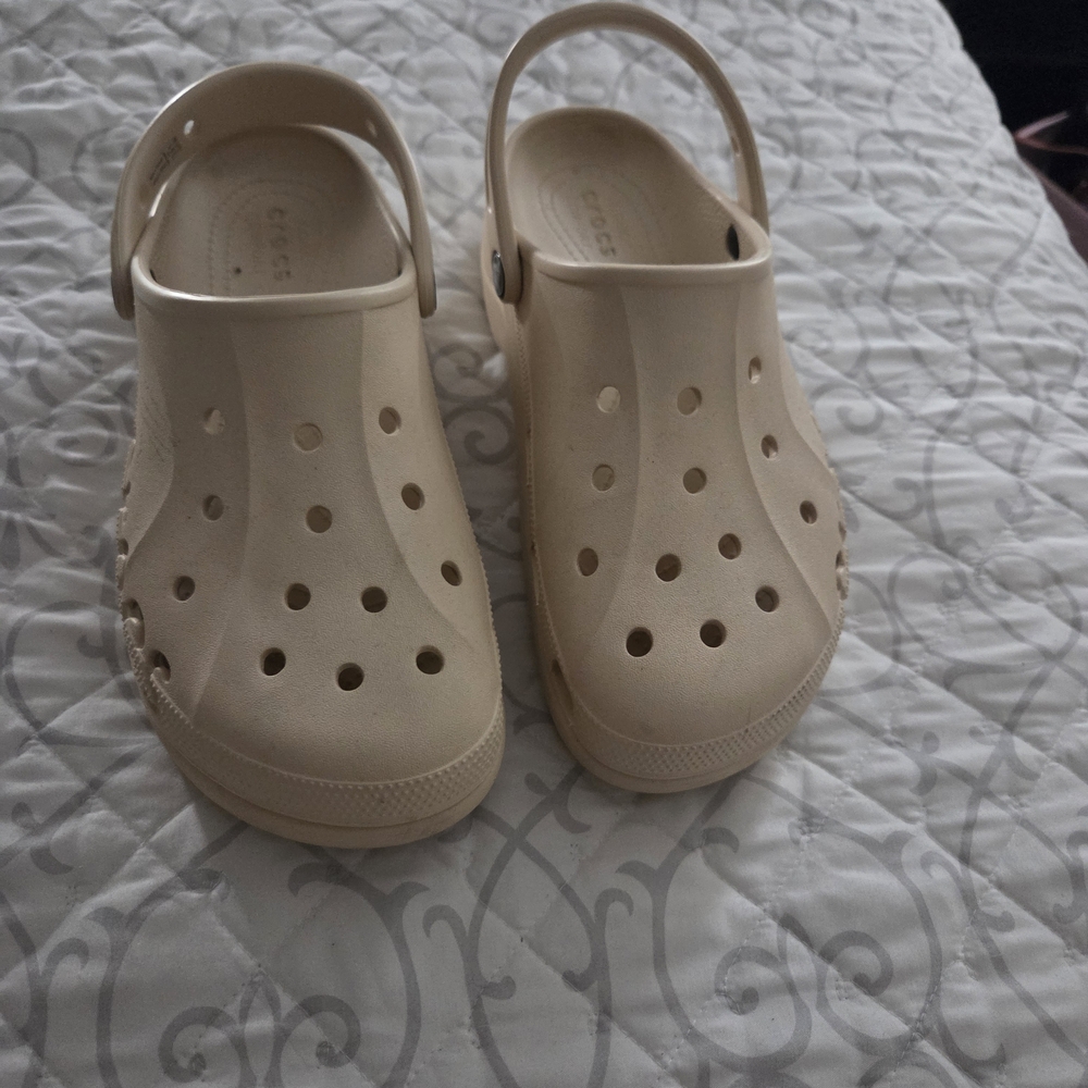 Beige Clogs with Strap